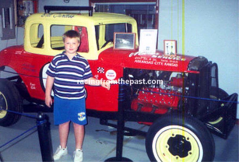 Young Son (now 18) Andy J. at the Kansas Auto Racing Museum in Chapman, KS